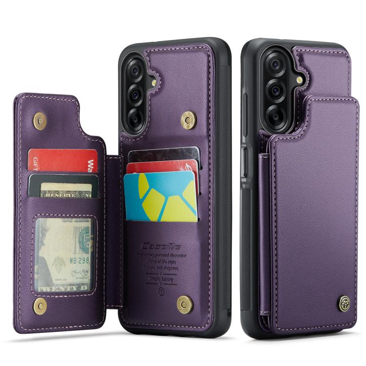 CaseMe C22 Card Slots Holder RFID Anti-theft Phone Case, For Samsung Galaxy A36 5G, For Samsung Galaxy S25 5G, For Samsung Galaxy S25+ 5G, For Samsung Galaxy S25 Ultra 5G, For Galaxy S25 FE / S26 FE 5G, For Samsung Galaxy A17