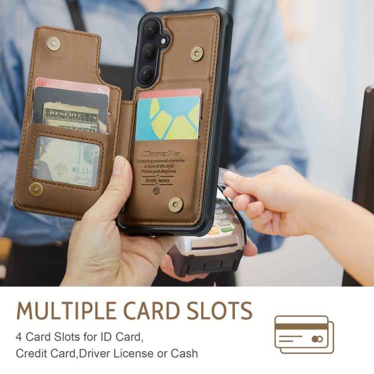CaseMe C22 Card Slots Holder RFID Anti-theft Phone Case, For Samsung Galaxy S26+ 5G, For Samsung Galaxy S26 Ultra 5G, For Samsung Galaxy S26 5G, For Samsung Galaxy S25 Edge 5G, For Samsung Galaxy A56, For Samsung Galaxy A36, For Samsung Galaxy S25 5G  ...