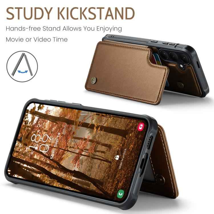 CaseMe C22 Card Slots Holder RFID Anti-theft Phone Case, For Samsung Galaxy S26+ 5G, For Samsung Galaxy S26 Ultra 5G, For Samsung Galaxy S26 5G, For Samsung Galaxy S25 Edge 5G, For Samsung Galaxy A56, For Samsung Galaxy A36, For Samsung Galaxy S25 5G  ...