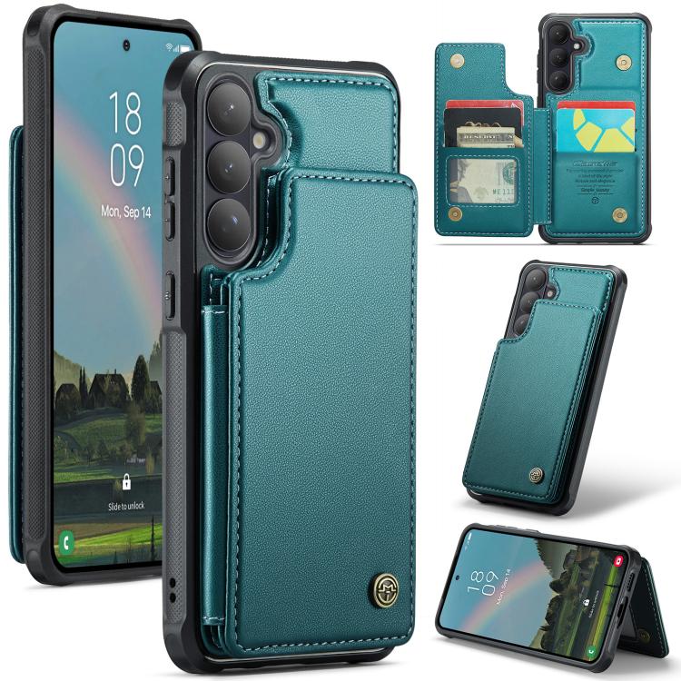 CaseMe C22 Card Slots Holder RFID Anti-theft Phone Case, For Galaxy S26 FE 5G, For Galaxy Z Fold8 Ultra 5G, For Samsung Galaxy S26+ 5G, For Samsung Galaxy S26 Ultra 5G, For Samsung Galaxy S26 5G, For Samsung Galaxy A57 5G, For Samsung Galaxy A37 5G    ...
