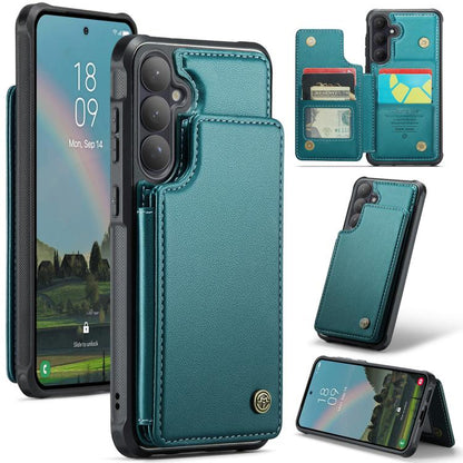 CaseMe C22 Card Slots Holder RFID Anti-theft Phone Case, For Galaxy S26 FE 5G, For Galaxy Z Fold8 Ultra 5G, For Samsung Galaxy S26+ 5G, For Samsung Galaxy S26 Ultra 5G, For Samsung Galaxy S26 5G, For Samsung Galaxy A57 5G, For Samsung Galaxy A37 5G    ...