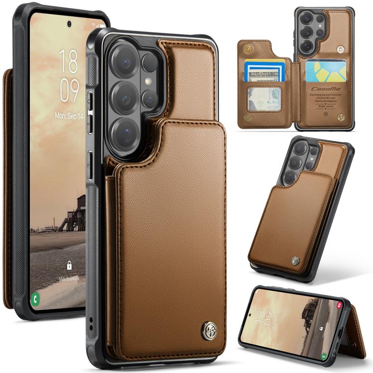 CaseMe C22 Card Slots Holder RFID Anti-theft Phone Case, For Galaxy S26 FE 5G, For Galaxy Z Fold8 Ultra 5G, For Samsung Galaxy S26+ 5G, For Samsung Galaxy S26 Ultra 5G, For Samsung Galaxy S26 5G, For Samsung Galaxy A57 5G, For Samsung Galaxy A37 5G    ...