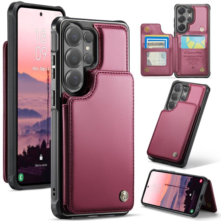 CaseMe C22 Card Slots Holder RFID Anti-theft Phone Case, For Galaxy S26 FE 5G, For Galaxy Z Fold8 Ultra 5G, For Samsung Galaxy S26+ 5G, For Samsung Galaxy S26 Ultra 5G, For Samsung Galaxy S26 5G, For Samsung Galaxy A57 5G, For Samsung Galaxy A37 5G    ...