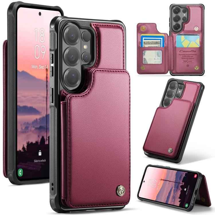 CaseMe C22 Card Slots Holder RFID Anti-theft Phone Case, For Samsung Galaxy S26+ 5G, For Samsung Galaxy S26 Ultra 5G, For Samsung Galaxy S26 5G, For Samsung Galaxy S25 Edge 5G, For Samsung Galaxy A56, For Samsung Galaxy A36, For Samsung Galaxy S25 5G  ...