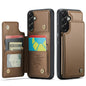 CaseMe C22 Card Slots Holder RFID Anti-theft Phone Case, For Galaxy S26 FE 5G, For Galaxy Z Fold8 Ultra 5G, For Samsung Galaxy S26+ 5G, For Samsung Galaxy S26 Ultra 5G, For Samsung Galaxy S26 5G, For Samsung Galaxy A57 5G, For Samsung Galaxy A37 5G    ...