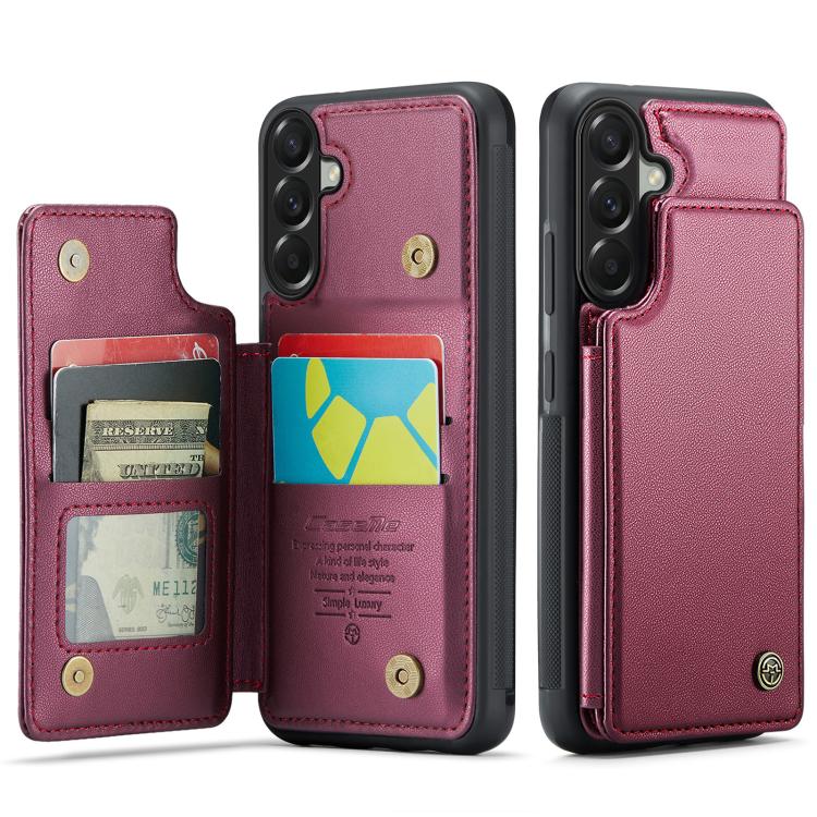 CaseMe C22 Card Slots Holder RFID Anti-theft Phone Case, For Galaxy S26 FE 5G, For Galaxy Z Fold8 Ultra 5G, For Samsung Galaxy S26+ 5G, For Samsung Galaxy S26 Ultra 5G, For Samsung Galaxy S26 5G, For Samsung Galaxy A57 5G, For Samsung Galaxy A37 5G    ...
