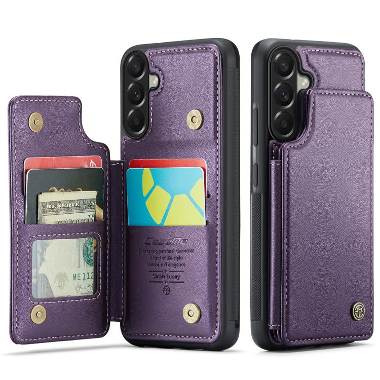 CaseMe C22 Card Slots Holder RFID Anti-theft Phone Case, For Galaxy S26 FE 5G, For Galaxy Z Fold8 Ultra 5G, For Samsung Galaxy S26+ 5G, For Samsung Galaxy S26 Ultra 5G, For Samsung Galaxy S26 5G, For Samsung Galaxy A57 5G, For Samsung Galaxy A37 5G    ...