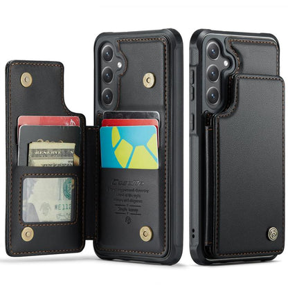 CaseMe C22 Card Slots Holder RFID Anti-theft Phone Case, For Samsung Galaxy A36 5G, For Samsung Galaxy S25 5G, For Samsung Galaxy S25+ 5G, For Samsung Galaxy S25 Ultra 5G, For Galaxy S25 FE / S26 FE 5G, For Samsung Galaxy A17
