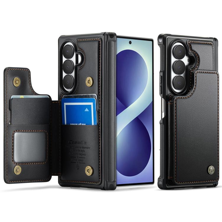 CaseMe C22 Card Slots Holder RFID Anti-theft Phone Case, For Galaxy S26 FE 5G, For Galaxy Z Fold8 Ultra 5G, For Samsung Galaxy S26+ 5G, For Samsung Galaxy S26 Ultra 5G, For Samsung Galaxy S26 5G, For Samsung Galaxy A57 5G, For Samsung Galaxy A37 5G    ...