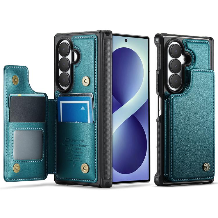 CaseMe C22 Card Slots Holder RFID Anti-theft Phone Case, For Galaxy S26 FE 5G, For Galaxy Z Fold8 Ultra 5G, For Samsung Galaxy S26+ 5G, For Samsung Galaxy S26 Ultra 5G, For Samsung Galaxy S26 5G, For Samsung Galaxy A57 5G, For Samsung Galaxy A37 5G    ...