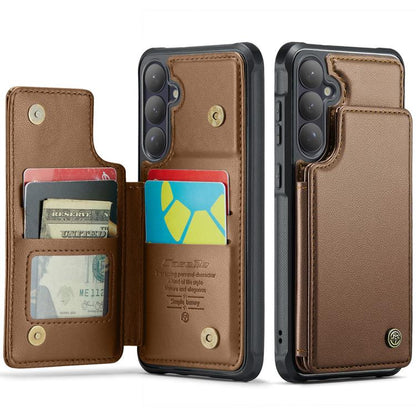 CaseMe C22 Card Slots Holder RFID Anti-theft Phone Case, For Galaxy S26 FE 5G, For Galaxy Z Fold8 Ultra 5G, For Samsung Galaxy S26+ 5G, For Samsung Galaxy S26 Ultra 5G, For Samsung Galaxy S26 5G, For Samsung Galaxy A57 5G, For Samsung Galaxy A37 5G    ...