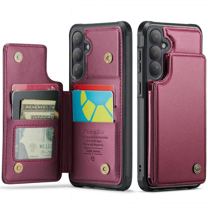 CaseMe C22 Card Slots Holder RFID Anti-theft Phone Case, For Galaxy S26 FE 5G, For Galaxy Z Fold8 Ultra 5G, For Samsung Galaxy S26+ 5G, For Samsung Galaxy S26 Ultra 5G, For Samsung Galaxy S26 5G, For Samsung Galaxy A57 5G, For Samsung Galaxy A37 5G    ...