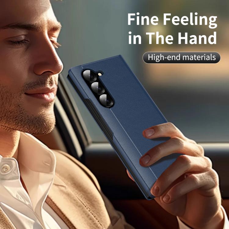Smart View Window Leather Phone Case with Card Slot, For Samsung Galaxy Z Fold5 5G, For Samsung Galaxy S23 Ultra 5G, For Samsung Galaxy S23+ 5G, For Samsung Galaxy S23 5G, For Samsung Galaxy Z Fold4, For Samsung Galaxy S22 Ultra 5G                     ...