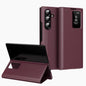 Smart View Window Leather Phone Case with Card Slot, For Galaxy S25 FE 5G, For Galaxy A17, For Galaxy Z Fold7 5G, For Galaxy S25 Edge 5G, For Galaxy A56 5G, For Samsung Galaxy S25 5G, For Samsung Galaxy S25+ 5G, For Samsung Galaxy S25 Ultra 5G