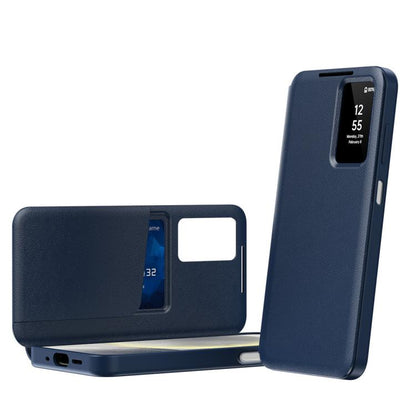 Smart View Window Leather Phone Case with Card Slot, For Galaxy Z Fold8 5G, For Galaxy S26 FE 5G, For Galaxy Fold8 Ultra 5G, For Galaxy Z TriFold, For Galaxy S26 Ultra 5G, For Galaxy A57 5G, For Galaxy A37 5G, For Galaxy A27 5G