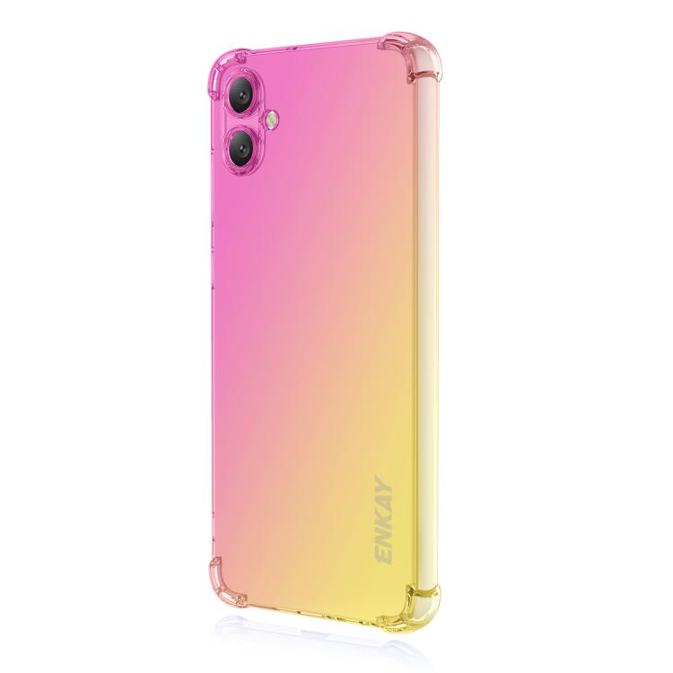ENKAY Hat-Prince Gradient Airbag TPU Phone Case, For Samsung Galaxy A57, For Galaxy A27 5G, For Galaxy A08 / A07 4G, For Samsung Galaxy M56, For Samsung Galaxy S25 Edge 5G, For Samsung Galaxy A56 5G, For Samsung Galaxy A26 5G, For Samsung Galaxy A36 5G...