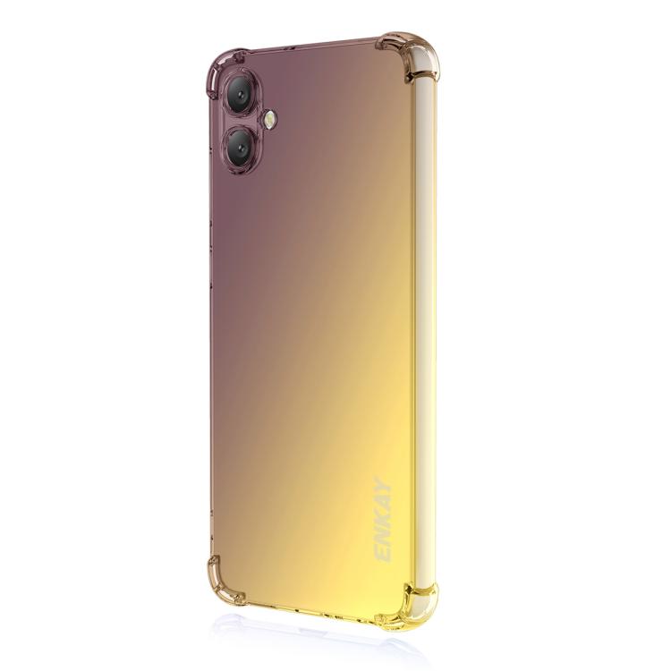 ENKAY Hat-Prince Gradient Airbag TPU Phone Case, For Samsung Galaxy A57, For Galaxy A27 5G, For Galaxy A08 / A07 4G, For Samsung Galaxy M56, For Samsung Galaxy S25 Edge 5G, For Samsung Galaxy A56 5G, For Samsung Galaxy A26 5G, For Samsung Galaxy A36 5G...