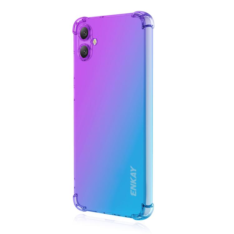 ENKAY Hat-Prince Gradient Airbag TPU Phone Case, For Samsung Galaxy A57, For Galaxy A27 5G, For Galaxy A08 / A07 4G, For Samsung Galaxy M56, For Samsung Galaxy S25 Edge 5G, For Samsung Galaxy A56 5G, For Samsung Galaxy A26 5G, For Samsung Galaxy A36 5G...