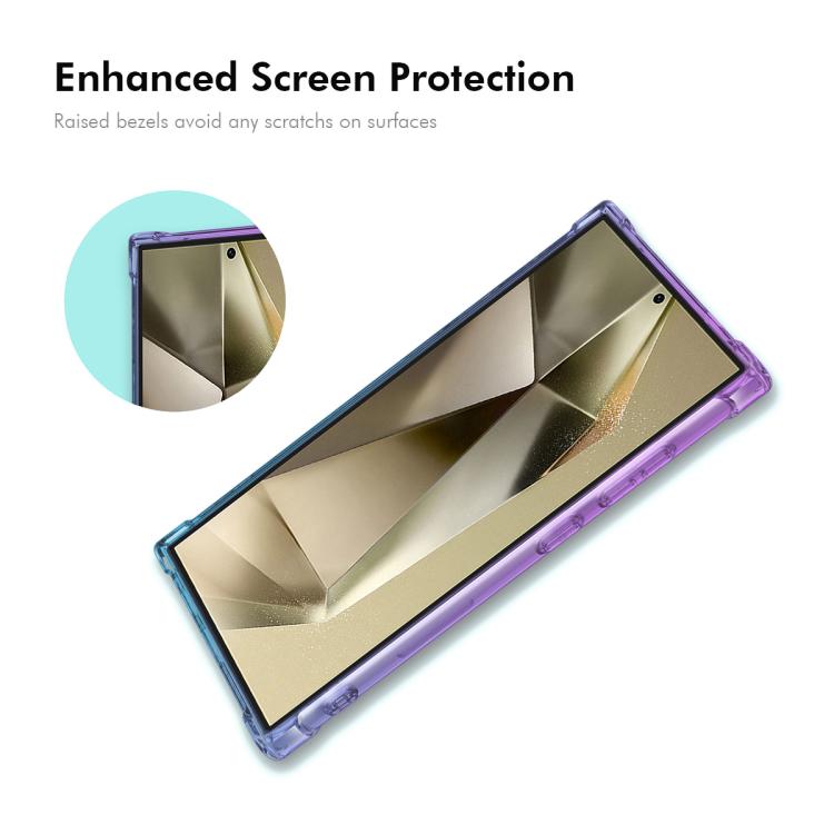 ENKAY Hat-Prince Gradient Airbag TPU Phone Case, For Samsung Galaxy S24 Ultra 5G, For Galaxy A18 / A17, For Samsung Galaxy M16 / F16, For Samsung Galaxy M06 / F06, For Samsung Galaxy A16 4G / 5G, For Samsung Galaxy S24 / S25 5G                         ...