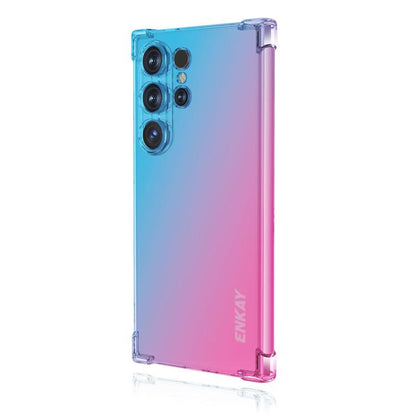 ENKAY Hat-Prince Gradient Airbag TPU Phone Case, For Samsung Galaxy S24 Ultra 5G, For Galaxy A18 / A17, For Samsung Galaxy M16 / F16, For Samsung Galaxy M06 / F06, For Samsung Galaxy A16 4G / 5G, For Samsung Galaxy S24 / S25 5G                         ...