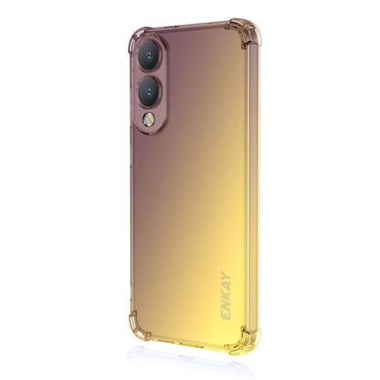 ENKAY Hat-Prince Gradient Airbag TPU Phone Case, For Samsung Galaxy A57, For Galaxy A27 5G, For Galaxy A08 / A07 4G, For Samsung Galaxy M56, For Samsung Galaxy S25 Edge 5G, For Samsung Galaxy A56 5G, For Samsung Galaxy A26 5G, For Samsung Galaxy A36 5G...