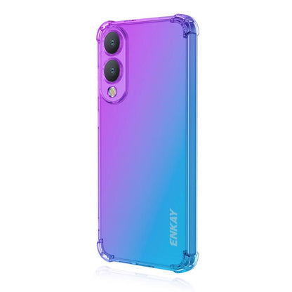 ENKAY Hat-Prince Gradient Airbag TPU Phone Case, For Samsung Galaxy A57, For Galaxy A27 5G, For Galaxy A08 / A07 4G, For Samsung Galaxy M56, For Samsung Galaxy S25 Edge 5G, For Samsung Galaxy A56 5G, For Samsung Galaxy A26 5G, For Samsung Galaxy A36 5G...