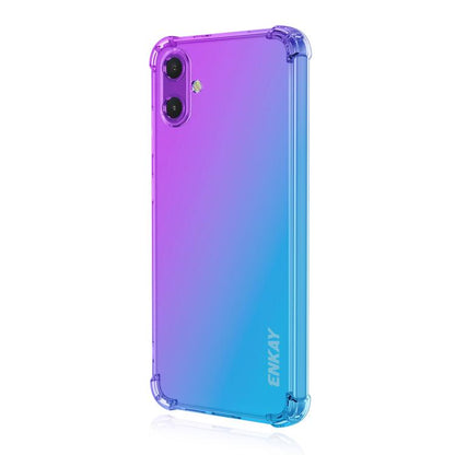 ENKAY Hat-Prince Gradient Airbag TPU Phone Case, For Samsung Galaxy S24 Ultra 5G, For Galaxy A18 / A17, For Samsung Galaxy M16 / F16, For Samsung Galaxy M06 / F06, For Samsung Galaxy A16 4G / 5G, For Samsung Galaxy S24 / S25 5G                         ...