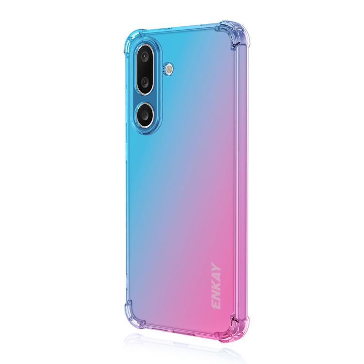 ENKAY Hat-Prince Gradient Airbag TPU Phone Case, For Samsung Galaxy A57, For Galaxy A27 5G, For Galaxy A08 / A07 4G, For Samsung Galaxy M56, For Samsung Galaxy S25 Edge 5G, For Samsung Galaxy A56 5G, For Samsung Galaxy A26 5G, For Samsung Galaxy A36 5G...
