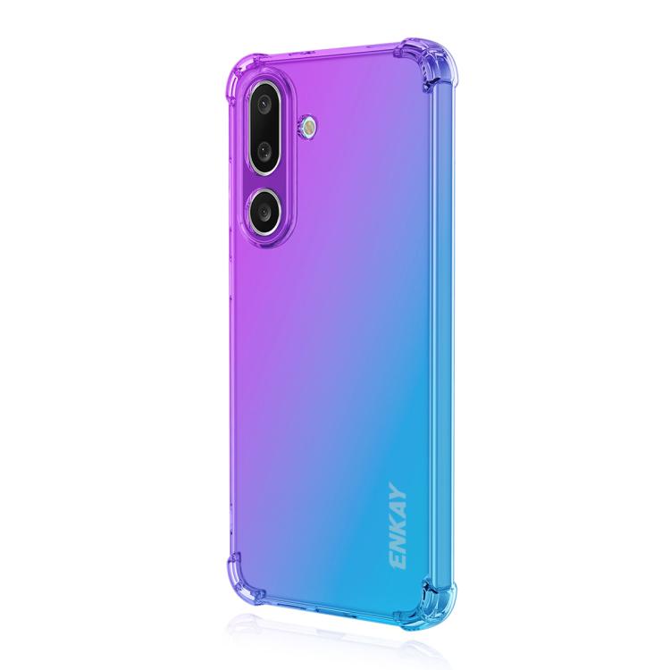 ENKAY Hat-Prince Gradient Airbag TPU Phone Case, For Samsung Galaxy A57, For Galaxy A27 5G, For Galaxy A08 / A07 4G, For Samsung Galaxy M56, For Samsung Galaxy S25 Edge 5G, For Samsung Galaxy A56 5G, For Samsung Galaxy A26 5G, For Samsung Galaxy A36 5G...