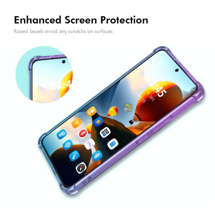 ENKAY Hat-Prince Gradient Airbag TPU Phone Case, For Samsung Galaxy A57, For Galaxy A27 5G, For Galaxy A08 / A07 4G, For Samsung Galaxy M56, For Samsung Galaxy S25 Edge 5G, For Samsung Galaxy A56 5G, For Samsung Galaxy A26 5G, For Samsung Galaxy A36 5G...