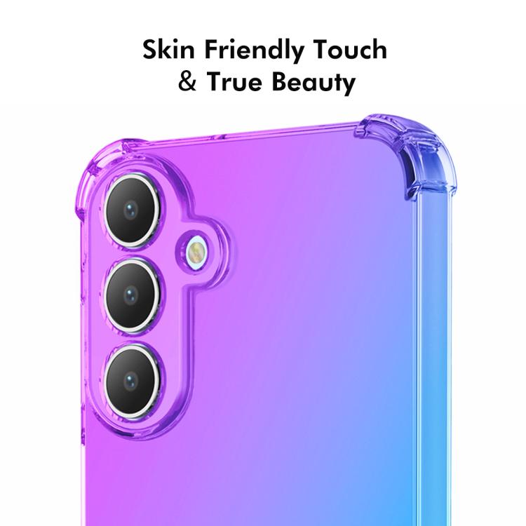 ENKAY Hat-Prince Gradient Airbag TPU Phone Case, For Samsung Galaxy A57, For Galaxy A27 5G, For Galaxy A08 / A07 4G, For Samsung Galaxy M56, For Samsung Galaxy S25 Edge 5G, For Samsung Galaxy A56 5G, For Samsung Galaxy A26 5G, For Samsung Galaxy A36 5G...