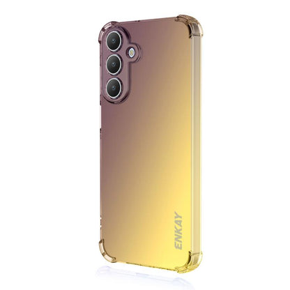 ENKAY Hat-Prince Gradient Airbag TPU Phone Case, For Samsung Galaxy A57, For Galaxy A27 5G, For Galaxy A08 / A07 4G, For Samsung Galaxy M56, For Samsung Galaxy S25 Edge 5G, For Samsung Galaxy A56 5G, For Samsung Galaxy A26 5G, For Samsung Galaxy A36 5G...