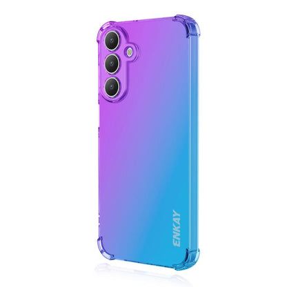 ENKAY Hat-Prince Gradient Airbag TPU Phone Case, For Samsung Galaxy A57, For Galaxy A27 5G, For Galaxy A08 / A07 4G, For Samsung Galaxy M56, For Samsung Galaxy S25 Edge 5G, For Samsung Galaxy A56 5G, For Samsung Galaxy A26 5G, For Samsung Galaxy A36 5G...