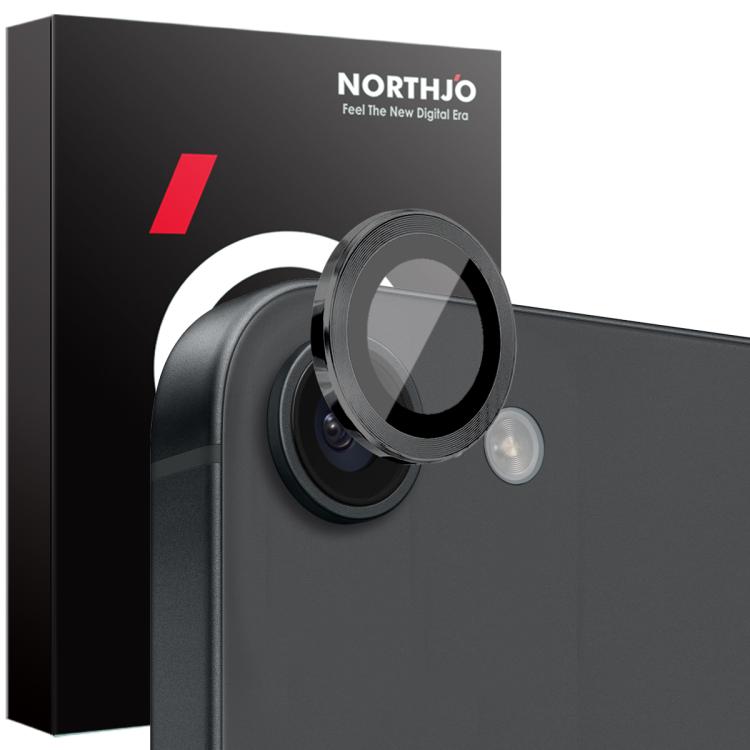 NORTHJO Camera Lens Protector CD Metal Ring Tempered Glass Film