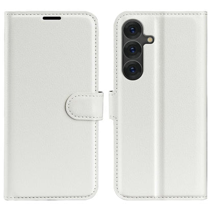 Litchi Texture Horizontal Flip Leather Phone Case with Holder, For Galaxy S25 Edge 5G, For Galaxy A06 5G, For Galaxy A26 5G, For Galaxy A36 5G, For Galaxy S25 5G