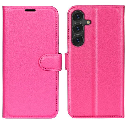 Litchi Texture Horizontal Flip Leather Phone Case with Holder, For Galaxy S25 Edge 5G, For Galaxy A06 5G, For Galaxy A26 5G, For Galaxy A36 5G, For Galaxy S25 5G