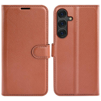 Litchi Texture Horizontal Flip Leather Phone Case with Holder, For Galaxy S25+ 5G, For Galaxy S25 Ultra 5G, For Galaxy A16 5G, For Galaxy Xcover7 Pro, For Galaxy S10 5G 6.7