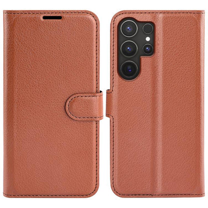 Litchi Texture Horizontal Flip Leather Phone Case with Holder, For Galaxy S25+ 5G, For Galaxy S25 Ultra 5G, For Galaxy A16 5G, For Galaxy Xcover7 Pro, For Galaxy S10 5G 6.7