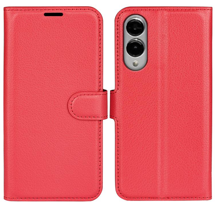 Litchi Texture Horizontal Flip Leather Phone Case with Holder, For Galaxy S25 Edge 5G, For Galaxy A06 5G, For Galaxy A26 5G, For Galaxy A36 5G, For Galaxy S25 5G