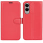 Litchi Texture Horizontal Flip Leather Phone Case with Holder, For Galaxy S25 Edge 5G, For Galaxy A06 5G, For Galaxy A26 5G, For Galaxy A36 5G, For Galaxy S25 5G
