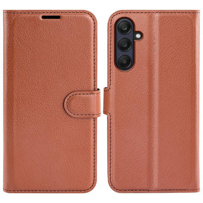 Litchi Texture Horizontal Flip Leather Phone Case with Holder, For Galaxy S25 Edge 5G, For Galaxy A06 5G, For Galaxy A26 5G, For Galaxy A36 5G, For Galaxy S25 5G