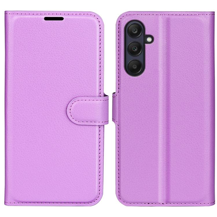 Litchi Texture Horizontal Flip Leather Phone Case with Holder, For Galaxy S25 Edge 5G, For Galaxy A06 5G, For Galaxy A26 5G, For Galaxy A36 5G, For Galaxy S25 5G
