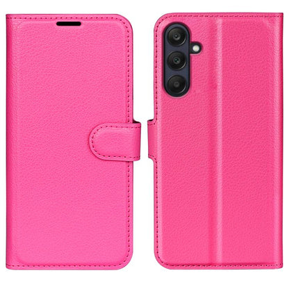 Litchi Texture Horizontal Flip Leather Phone Case with Holder, For Galaxy S25 Edge 5G, For Galaxy A06 5G, For Galaxy A26 5G, For Galaxy A36 5G, For Galaxy S25 5G