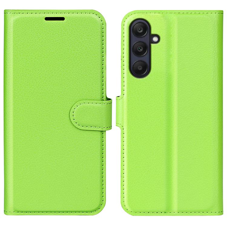 Litchi Texture Horizontal Flip Leather Phone Case with Holder, For Galaxy S25 Edge 5G, For Galaxy A06 5G, For Galaxy A26 5G, For Galaxy A36 5G, For Galaxy S25 5G