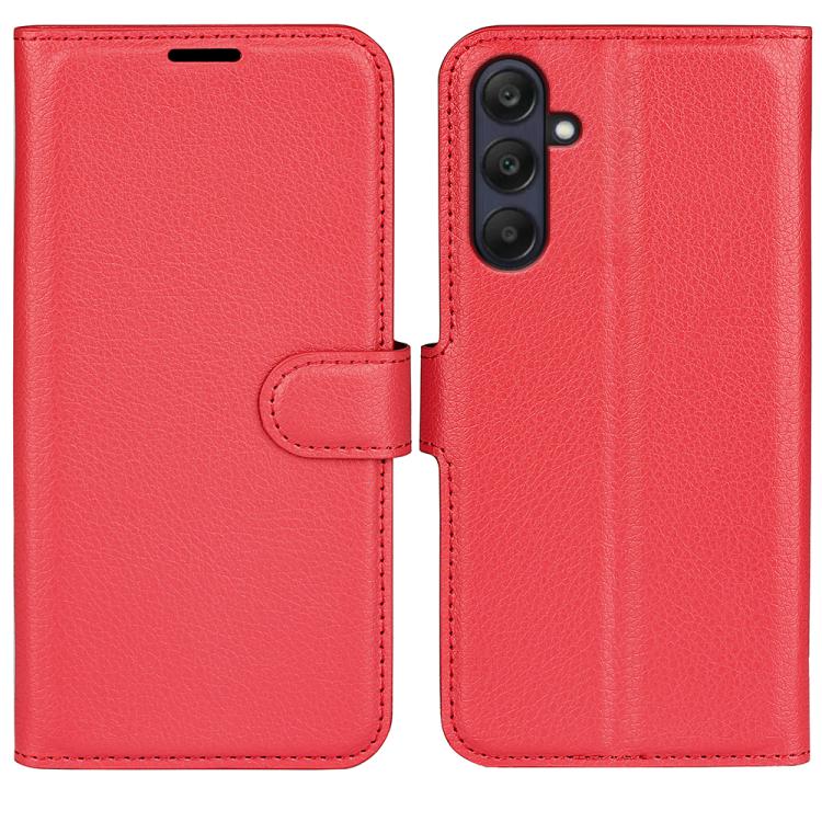 Litchi Texture Horizontal Flip Leather Phone Case with Holder, For Galaxy S25 Edge 5G, For Galaxy A06 5G, For Galaxy A26 5G, For Galaxy A36 5G, For Galaxy S25 5G