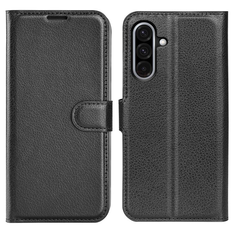 Litchi Texture Horizontal Flip Leather Phone Case with Holder, For Galaxy S25 Edge 5G, For Galaxy A06 5G, For Galaxy A26 5G, For Galaxy A36 5G, For Galaxy S25 5G