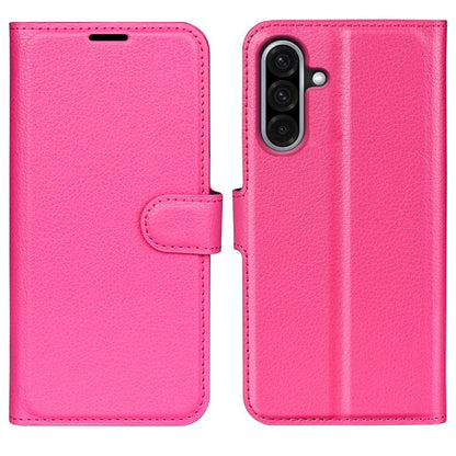 Litchi Texture Horizontal Flip Leather Phone Case with Holder, For Galaxy S25 Edge 5G, For Galaxy A06 5G, For Galaxy A26 5G, For Galaxy A36 5G, For Galaxy S25 5G