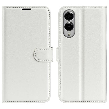 Litchi Texture Horizontal Flip Leather Phone Case with Holder, For Galaxy S25 Edge 5G, For Galaxy A06 5G, For Galaxy A26 5G, For Galaxy A36 5G, For Galaxy S25 5G