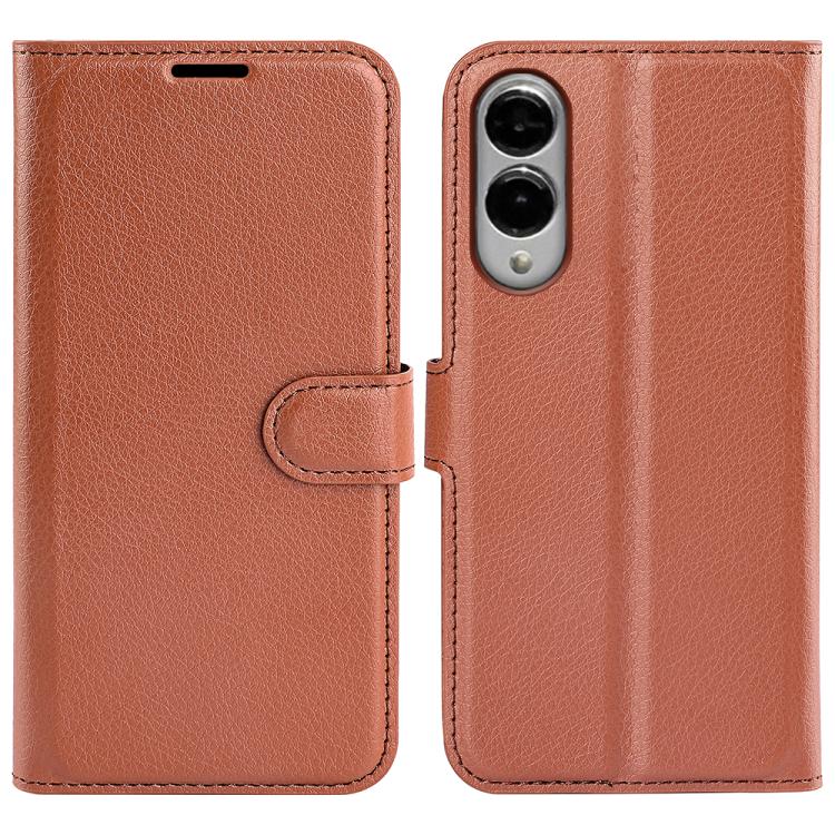 Litchi Texture Horizontal Flip Leather Phone Case with Holder, For Galaxy S25 Edge 5G, For Galaxy A06 5G, For Galaxy A26 5G, For Galaxy A36 5G, For Galaxy S25 5G