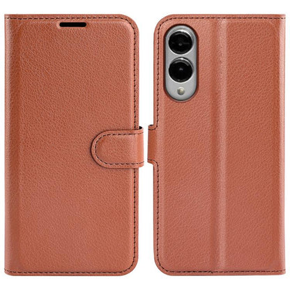 Litchi Texture Horizontal Flip Leather Phone Case with Holder, For Galaxy S25 Edge 5G, For Galaxy A06 5G, For Galaxy A26 5G, For Galaxy A36 5G, For Galaxy S25 5G